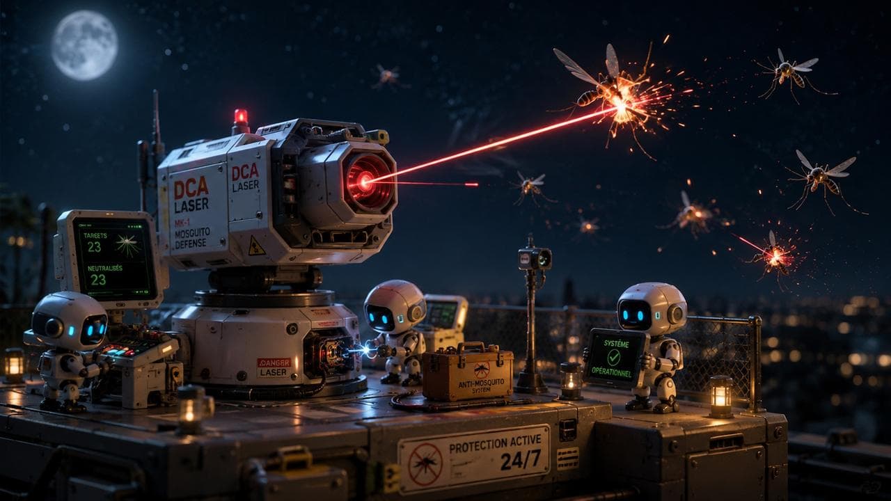 Contre les moustiques-tigres, cet ingénieur a inventé une arme radicale : un canon laser piloté par IA !