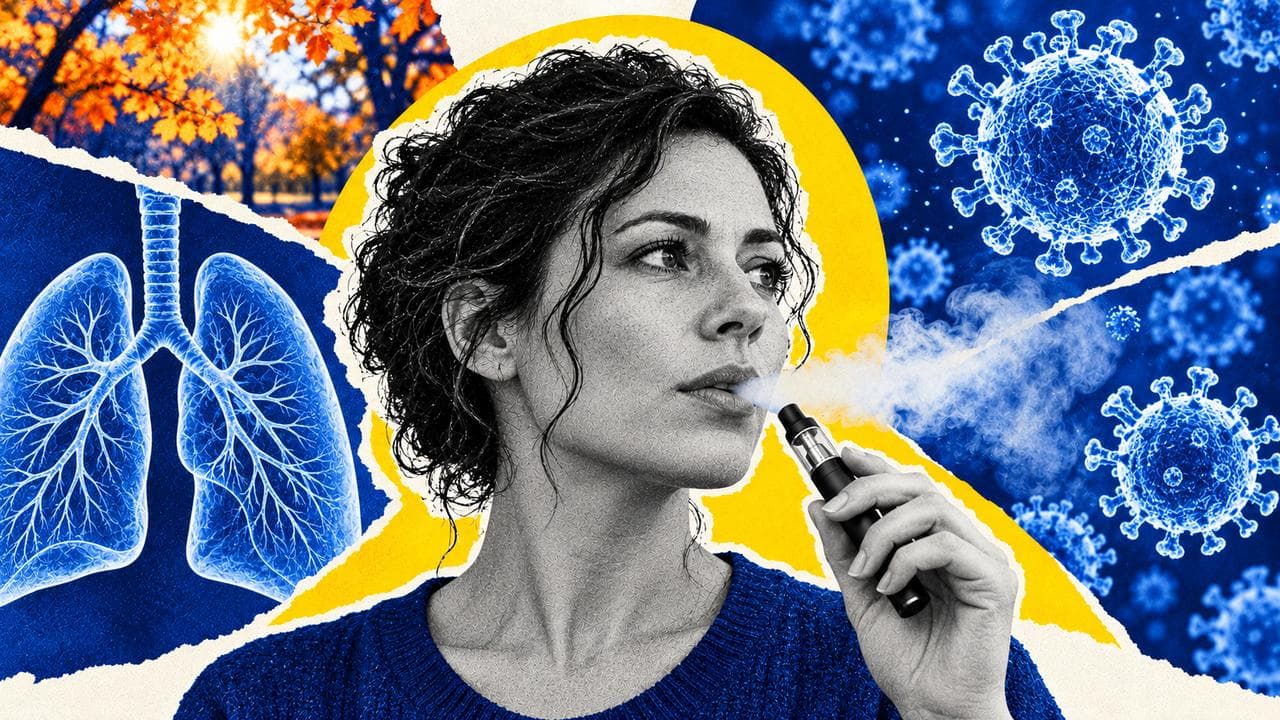 Cigarette électronique : une découverte inquiétante sur les virus et les défenses de vos poumons